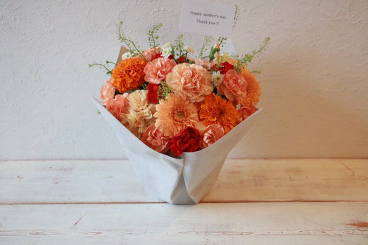 アレンジメント　ハート形